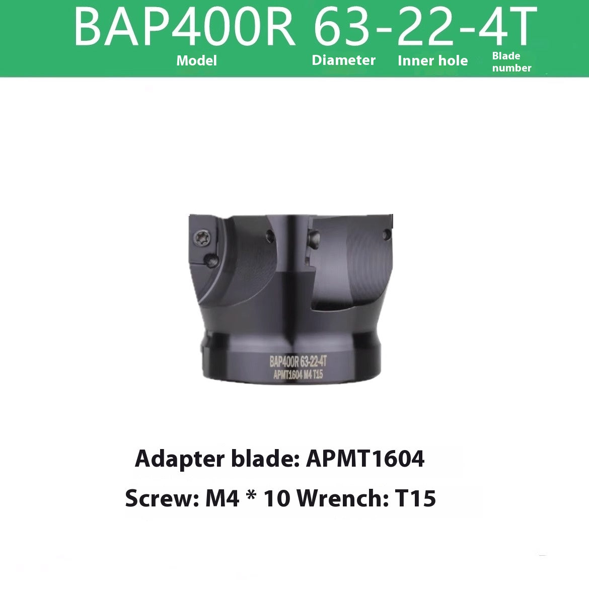 2075-CNC 90 degree right-angle BAP300R/400R milling cutter head machining center 1604 cutter head non-standard 45 60 65 Shandong Denso Pricision Tools Co.,Ltd.